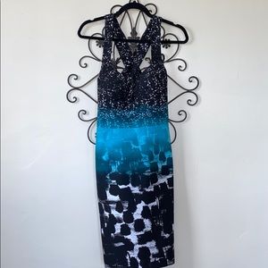 CALVIN KLEIN ✨ CROSS STRAP DRESSb